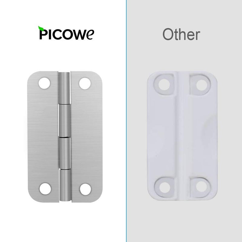 Picowe 6 Pack Cooler Hinges for Igloo Ice Chests, Cooler Stainless Steel Hinges Replacement Set with Screws - Image 5